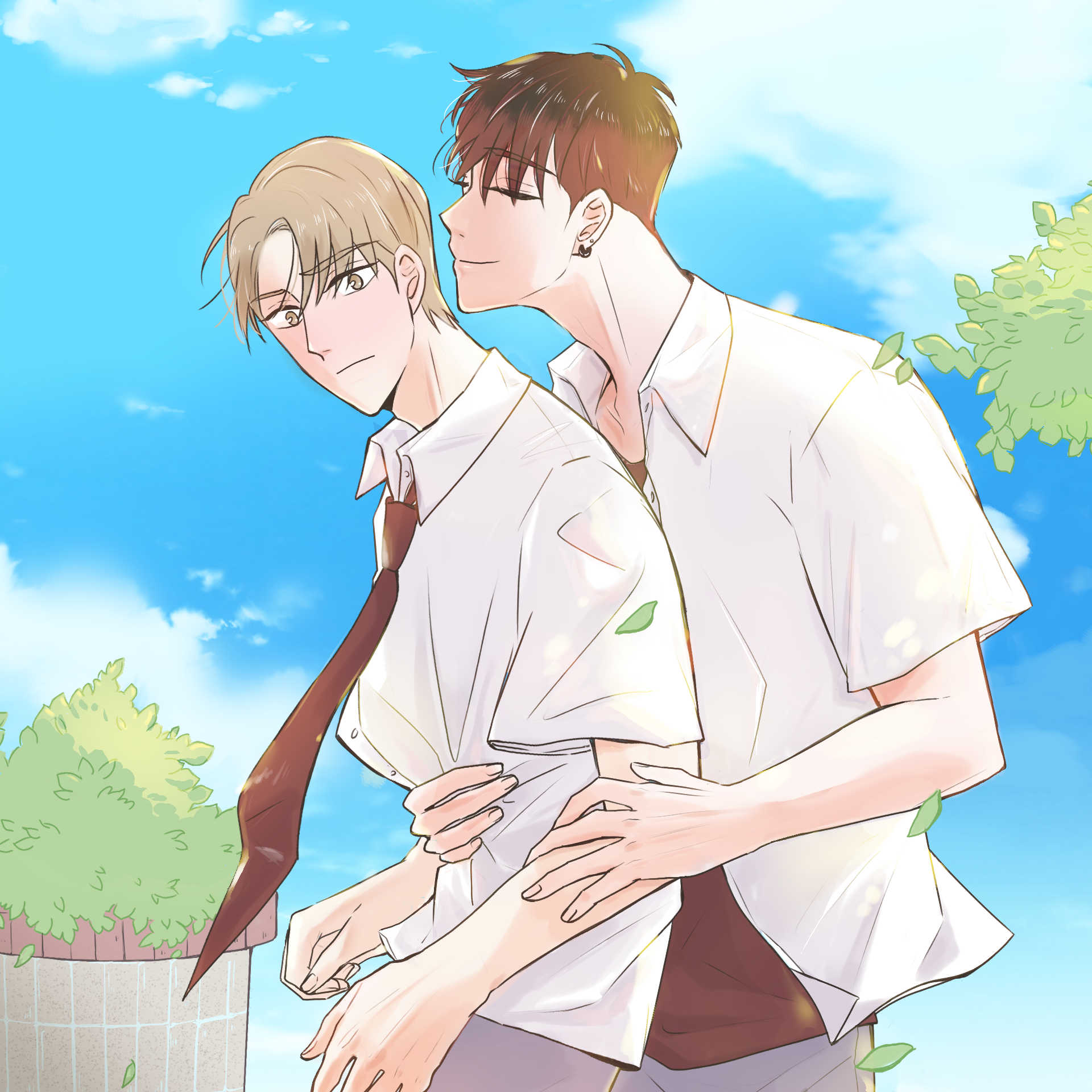 男高日常漫画封面